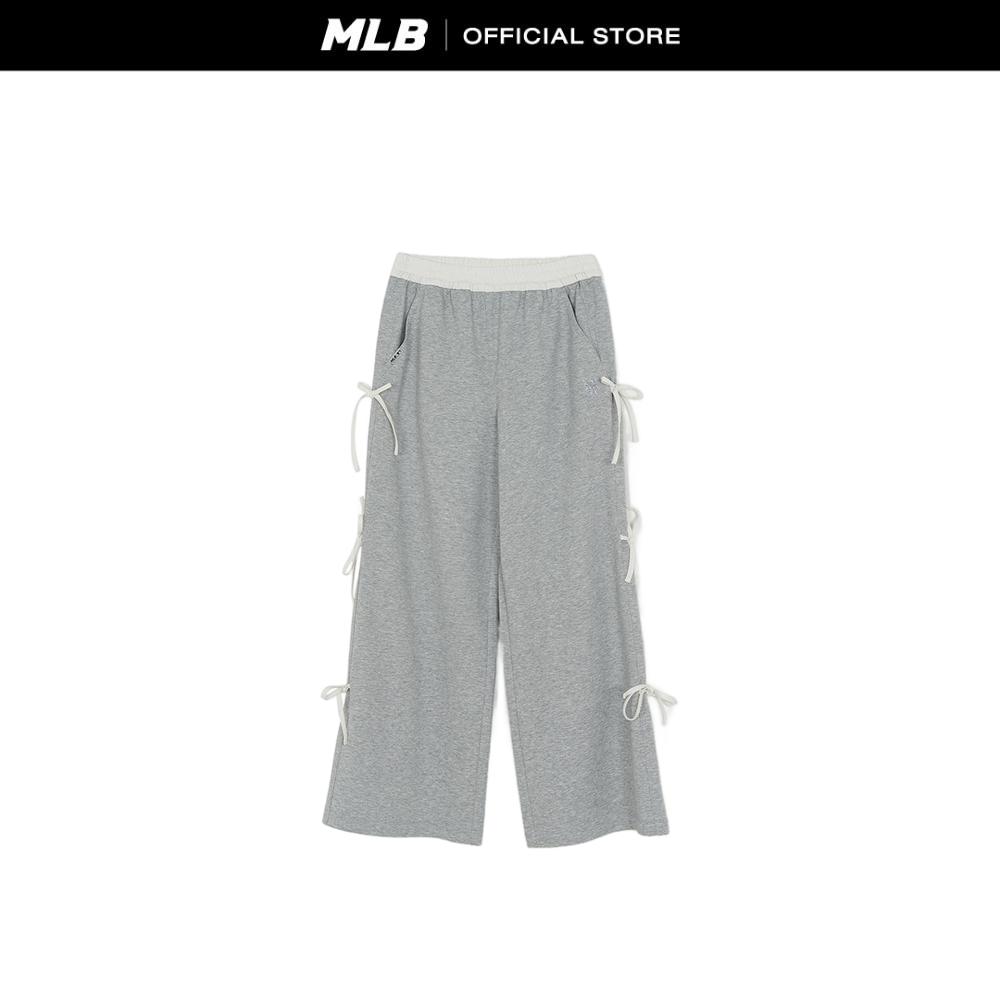 MLB Women Basic Side Ribbon Wide Pants Model 3FPTB0563 09MGS Melange Grey ราคา 3,601 บาท*ส่งฟรี