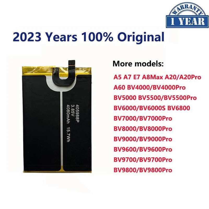 100% Chính Hãng Dành Cho Pin Điện Thoại Blackview A60 BV5000 BV5500 BV6000 BV6000S BV6800 BV7000 BV8