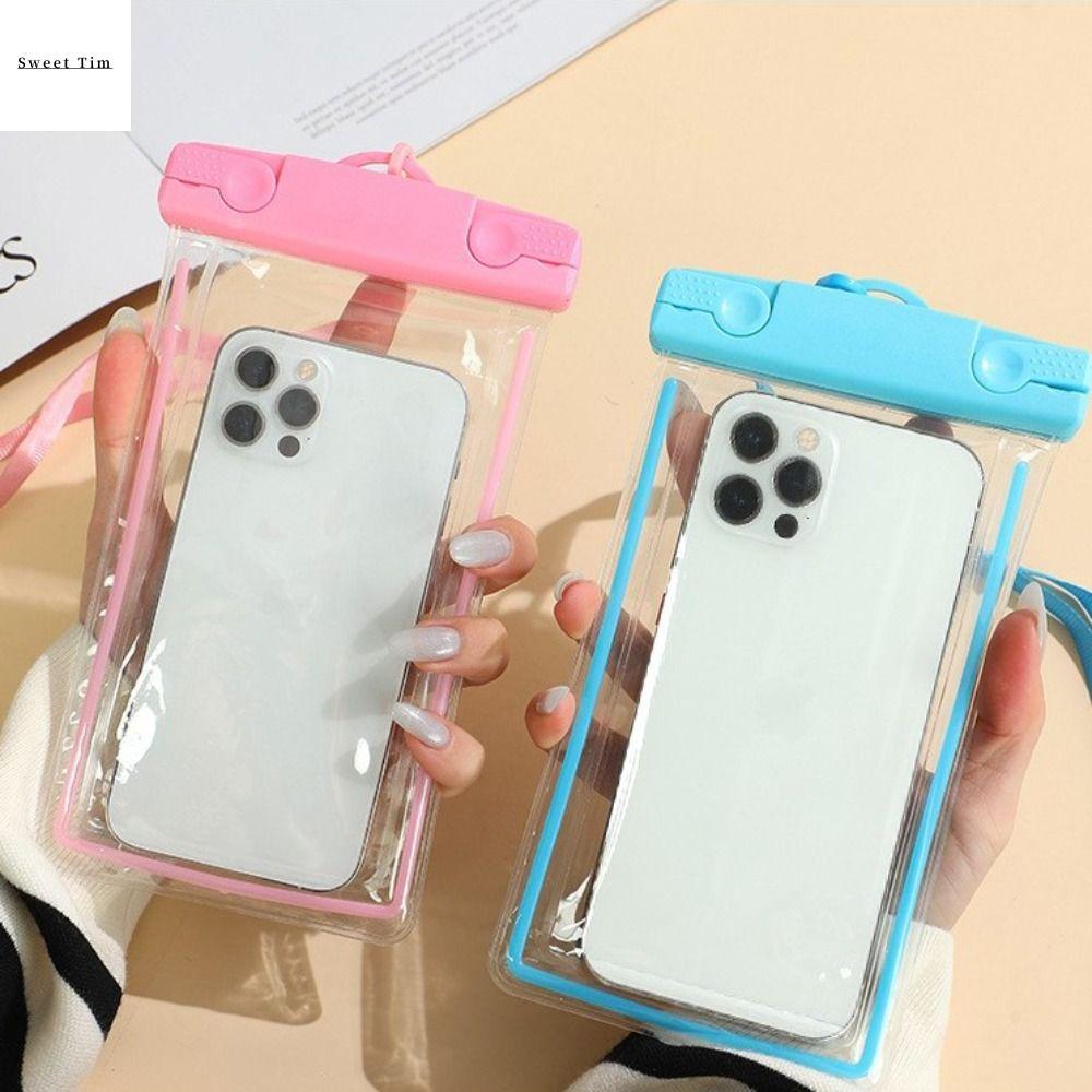 SWEET TIM เคสกันนํ้าสงกรานต์ กระเป๋าใส่โทรศัพท์มือถือ เคสโทรศัพท์กันน้ำ เคสคลุม โปร่งใสโปร่งใส กระเป๋ากันน้ำโทรศัพท์มือถือ สากลสากลสากล กระเป๋าแขวนโทรศัพท์ กระเป๋าใส่โทรศัพท์มือถือ สำหรับโทรศัพท์ ราคา  38 บาท*ส่งฟรี