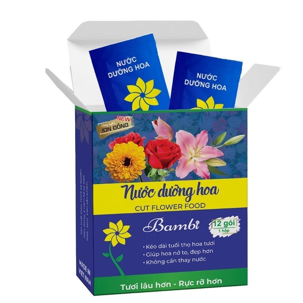 Gói Dưỡng Hoa Tươi Lâu Bambi 5ml Giúp Hoa Tươi Đến 21Ngày