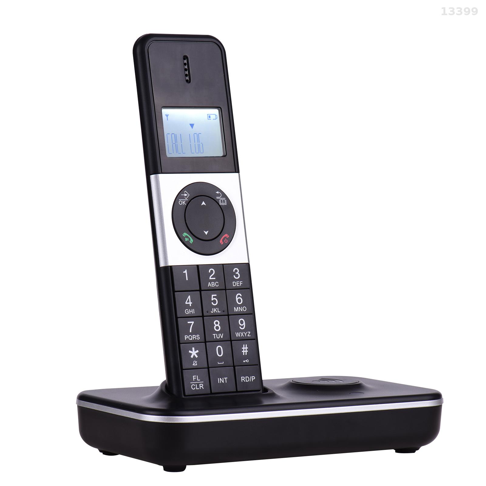 Bisofice Digital Cordless Phone Telephone with LCD Display Caller ID Hands-free Calls Conference Call 16 Languages Support 5 Handsets Connection for Office Business Home Family ราคา 1,027 บาท*ส่งฟรี