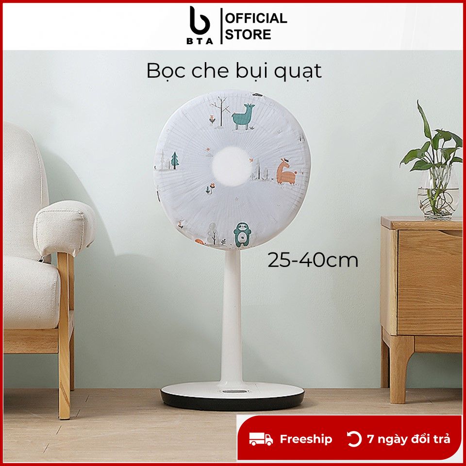 Bọc che bụi quạt A126 bọc quạt bọc chống bụi hiệu quả dùng cho quạt nhỏ