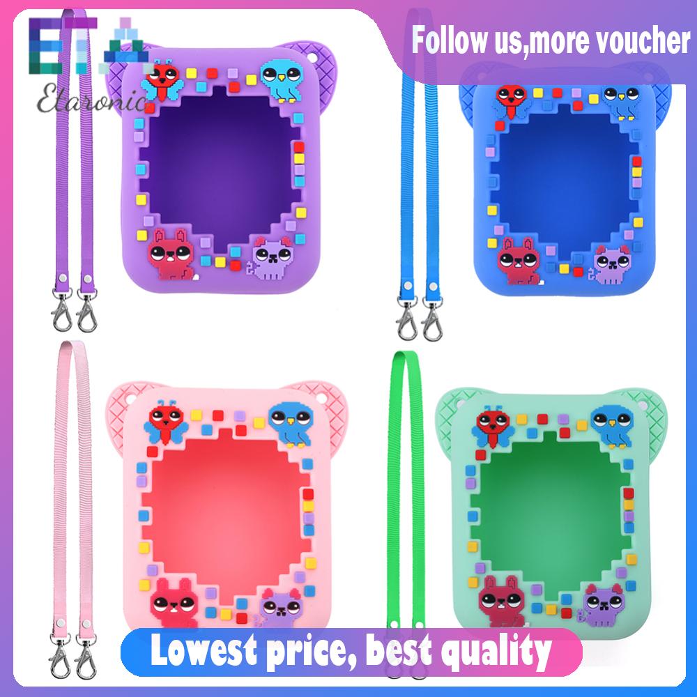 3D Animal Print Silicone Case Protective Case Anti Drop Protective Storage Holder for Bitzee Interactive Toy Digital Pet