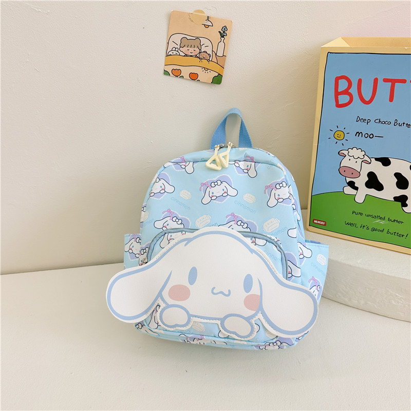 New Sanrios Kawaii Kittys Cinnamoroll Kuromi My Melody Cartoon Cute Childrens Backpack Boy Girls Sch