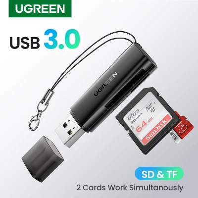 UGREEN Card Reader USB 3.0 2.0 to SD Micro SD TF Memory Card Adapter for laptop Accessories Multi Smart Cardreader Card Reader