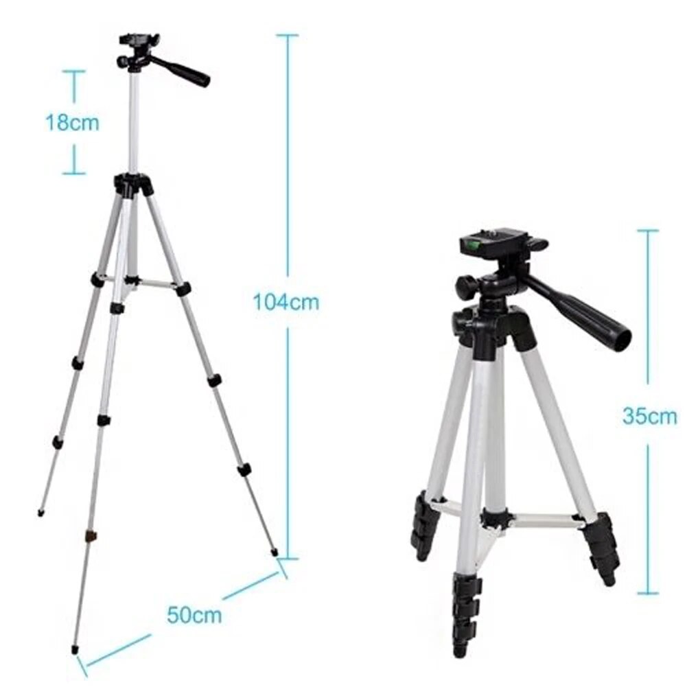 Không dây phổ chuyên nghiệp nhôm di động giá ba chân với túi cho Canon Sony Panasonic máy ảnh Nikon