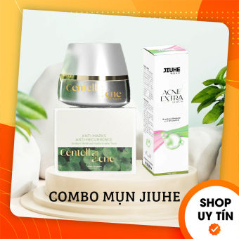 Combo Giảm Mụn Serum Acne Extra + Kem Face Mụn Rau Má Centella Jiuhe Thanh Tô Cosmetics