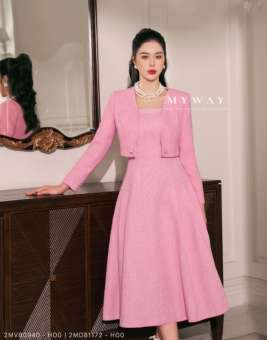 Áo Vest - Đầm Xòe Cao Cấp MYWAY 2MDB1172W _ 2MVB0940W