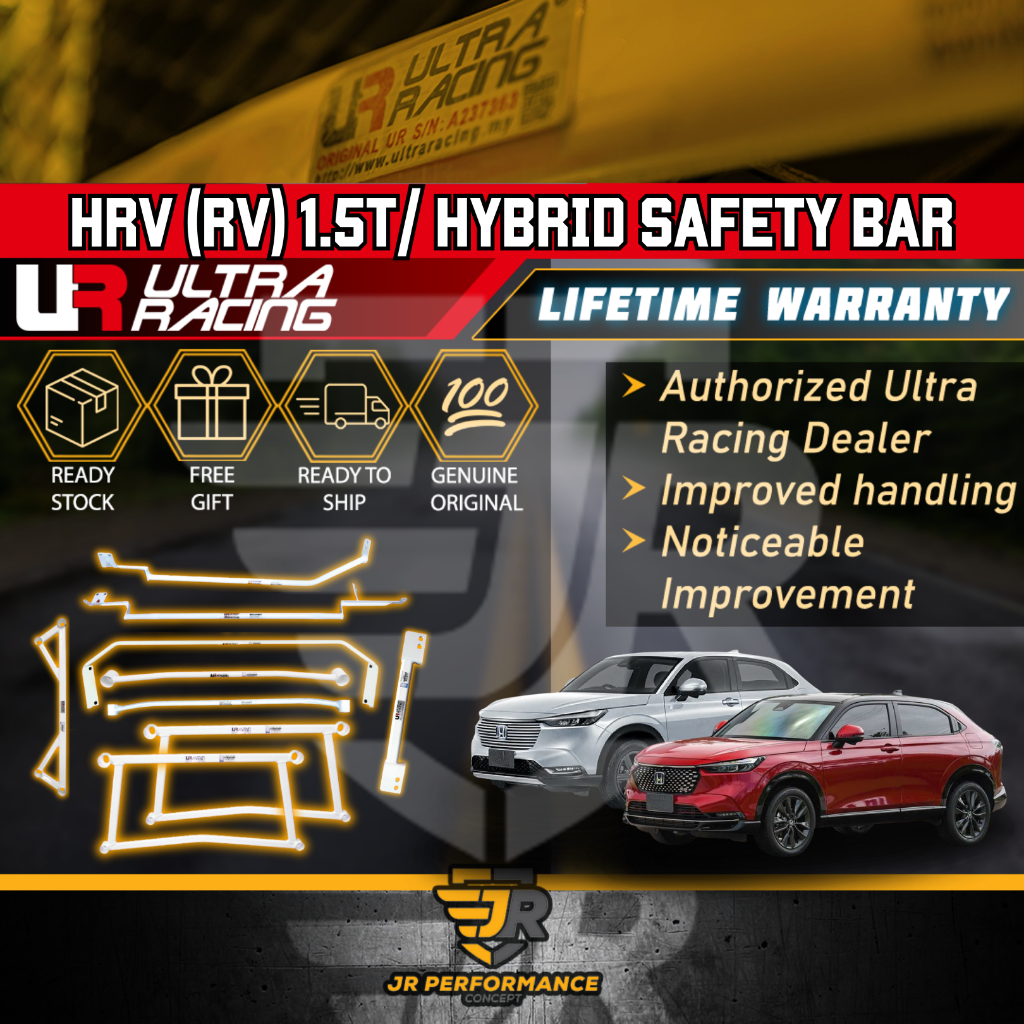 Ultra Racing Safety Bar Honda Hrv 1.5T Hybrid RV Front Strut Bar Engine Bar Car Suspension Stage 1 2 Harga 534 Ringgit*Penghantaran Percuma