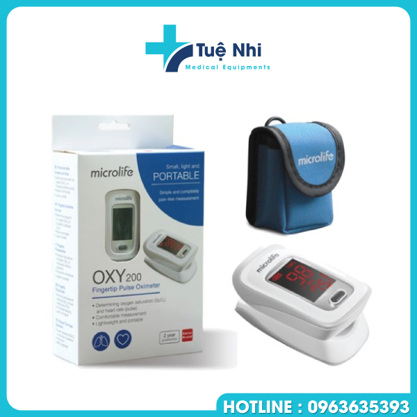 Máy đo spo2 nồng độ oxy trong máu Microlife( bảo hành chính hãng 12 tháng) bán chạy