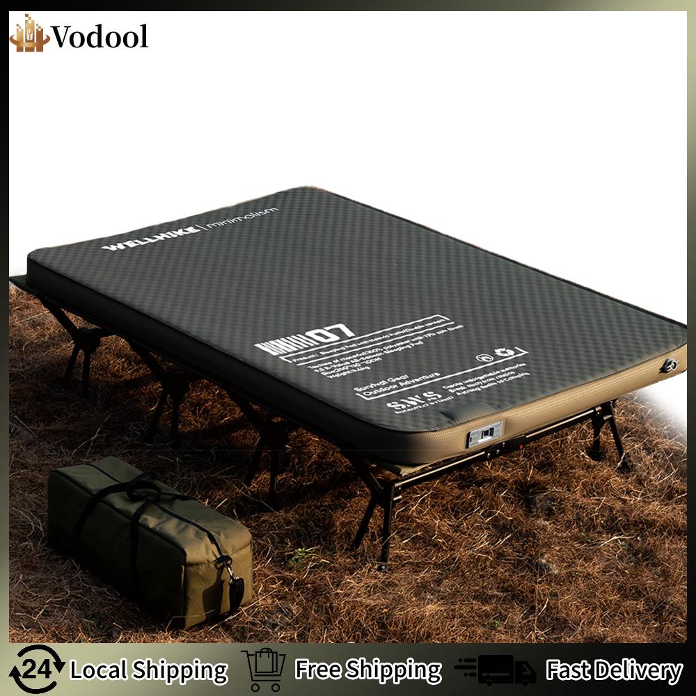 【Vodool】 Double Versatile Camping Air Mattress with Built-in Pump Portable Camping Inflating Pad Automatic Inflating Mats for Backpacking Hiking Traveling Tent ราคา 6,579 บาท*ส่งฟรี