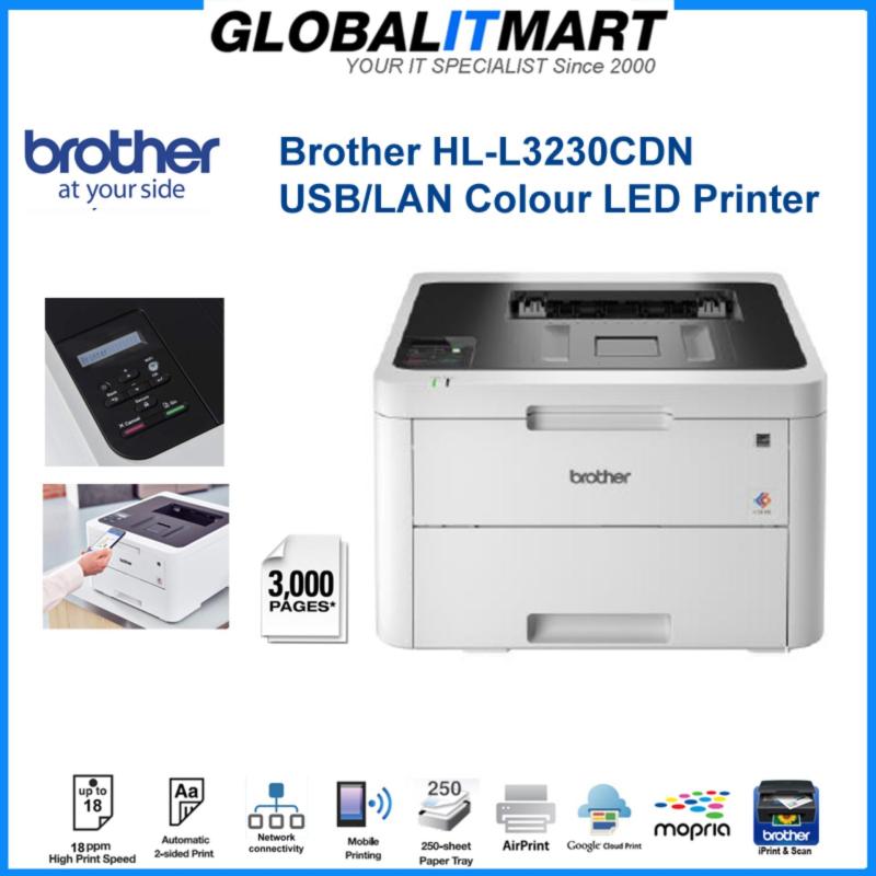 Brother Printer HL-L3230CDN USB/LAN Colour LED Printer Singapore