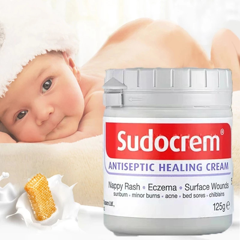 SUDOCREM Antiseptic Baby Skin Healing Cream Nappy Rash Relief 125g