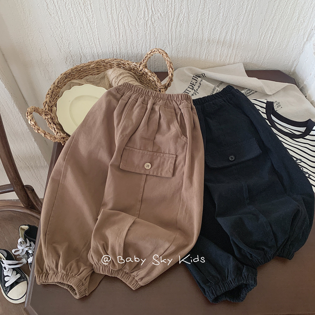 กางเกงขายาวลําลอง ทรงหลวม เข้ากับทุกการแต่งกาย แฟชั่นฤดูใบไม้ร่วง สไตล์เกาหลี สําหรับเด็กผู้ชาย F0303 2023 ราคา 1,697 บาท*ส่งฟรี