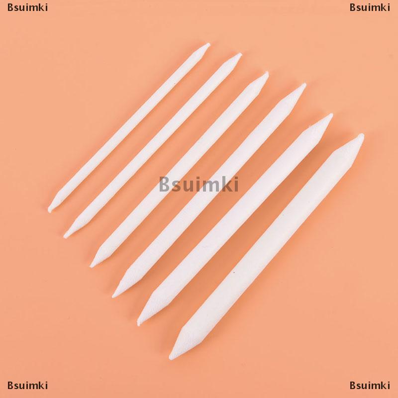[COD] Bsuimki 6 cái bộ pha trộn Smudge gốc cây tortillon phác thảo nghệ thuật vẽ trắng Than