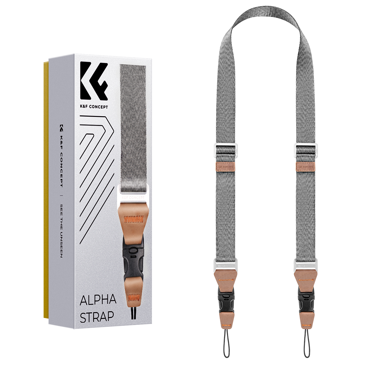 K&F Concept Camera Neck Strap with Quick Release for Photographers, Adjustable Camera Shoulder Sling Strap Compatible for DSLR Camera
