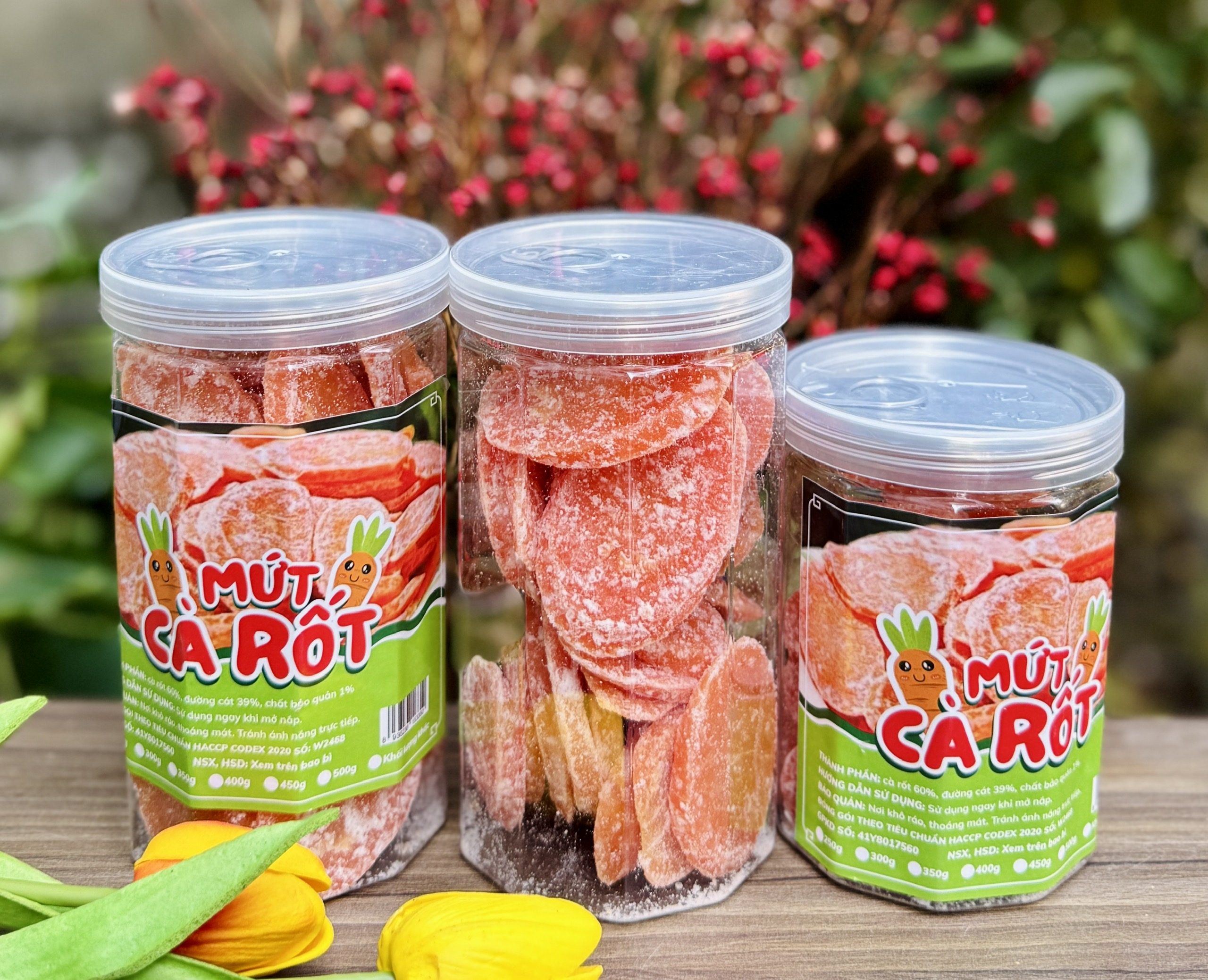 Mứt Cà Rốt 450g – Mềm Dẻo – Ngọt Thanh – Màu Cam Đẹp Tự Nhiên – Đặc Sản Ngày Tết