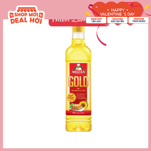 Dầu ăn cao cấp  Meizan Gold/ Đậu nành chai 1L