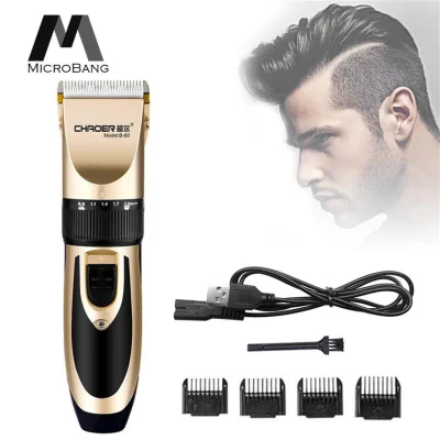 MicroBang Professional Hair Clipper Grooming Kit Hair Trimmer Electronic Rechargeable Hair Trimmer Cordless Haircut Hair Cutting Machine Ceramic Shaver Razor