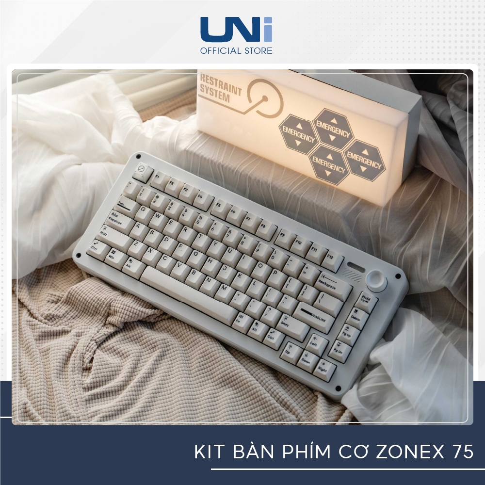 KIT bàn phím cơ IQUNIX ZONEX75 Super Series Metal Keyboard Kit - UNI OFFICIAL STORE