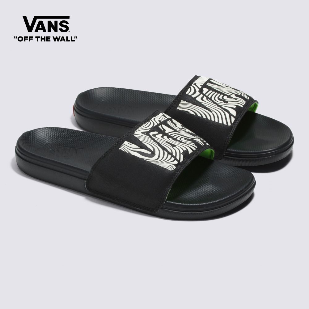 vans slides white