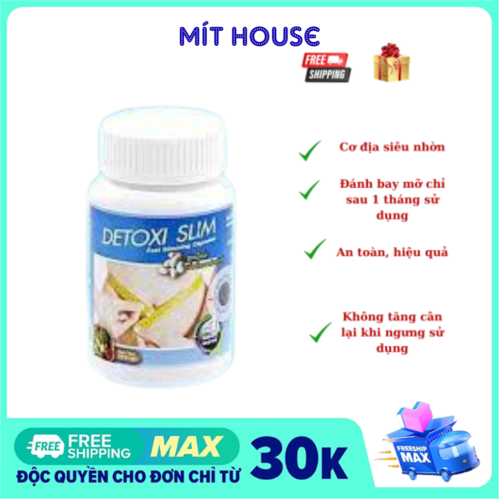 Giảm cân detoxi thái lan 30 viên
