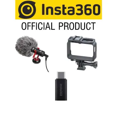 Insta360 One R Audio Kit - Shoe Mount, Audio Adaptor, Boya MM1 (Official Product)(1 Year Warranty)(100% Original)(Ready Stocks)(Fast delivery)
