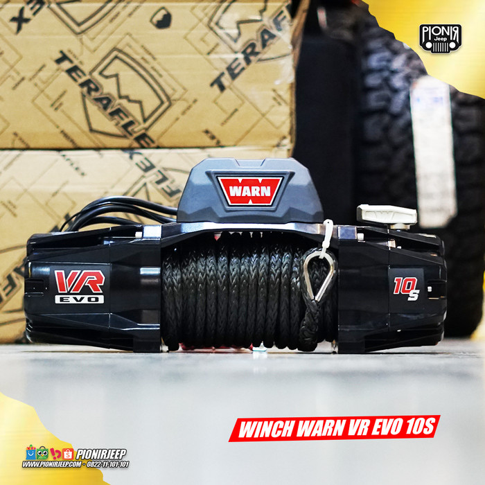 PROMO- WINCH PLASMA VR EVO 10 GEN 3 WARN SYNTETIC ROPE 4.5 TON - LIONEL ONE STORE Harga 19,070,000 rupiah*Gratis Ongkir