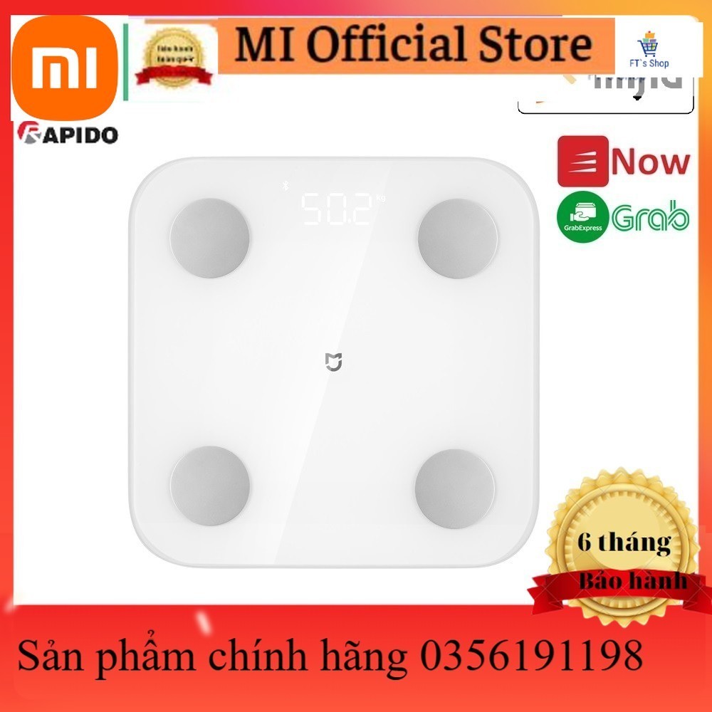  OFFICIAL MI Cân sức sức khoẻ thông minh điện tử Xiaomi Mijia S400 MJTZC01YM phân tích 25 chỉ số cơ thể chính hãng 