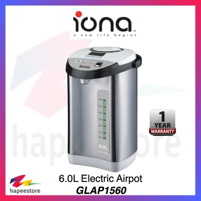 Iona 6L Electric Airpot - GLAP1560 (1 Year Warranty)