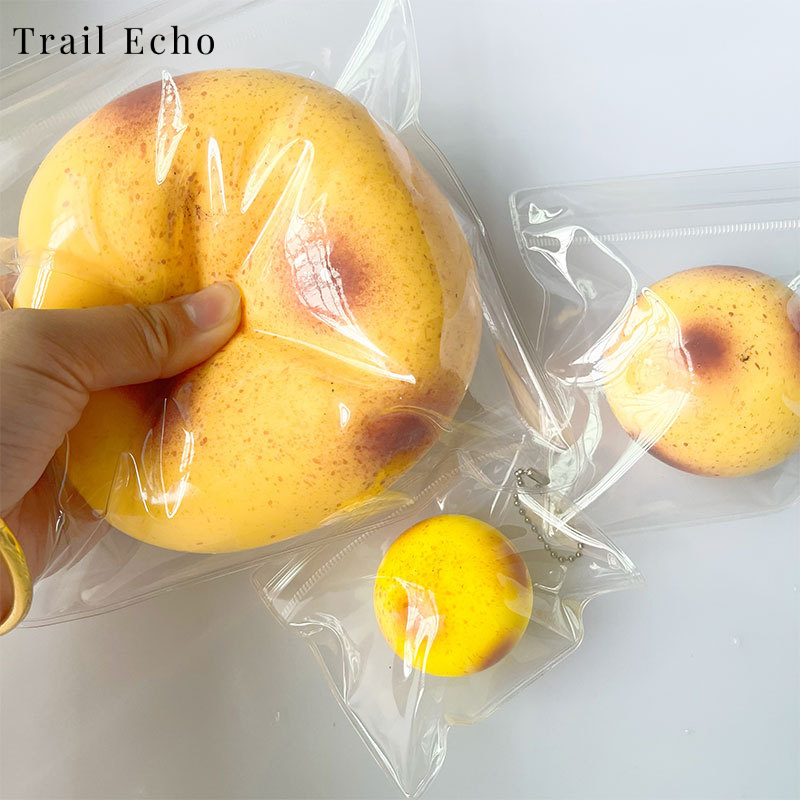 Trail Echo Giant Squishy Potato Stress Relief Toy with Slow Rebound and Fluid Texture for Relaxation and Fun ราคา 30 บาท*ส่งฟรี