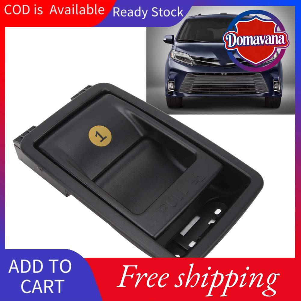 Domavana Tay cầm nhả chốt ghế gập Tay cầm nhả ghế bên trái hoặc bên phải Cài đặt dễ dàng Màu đen 7290908011C0 Bền bỉ Phản hồi nhanh cho Sienna 2014 đến 2018 Giá 627,000 Đồng*Miễn phí vận chuyển
