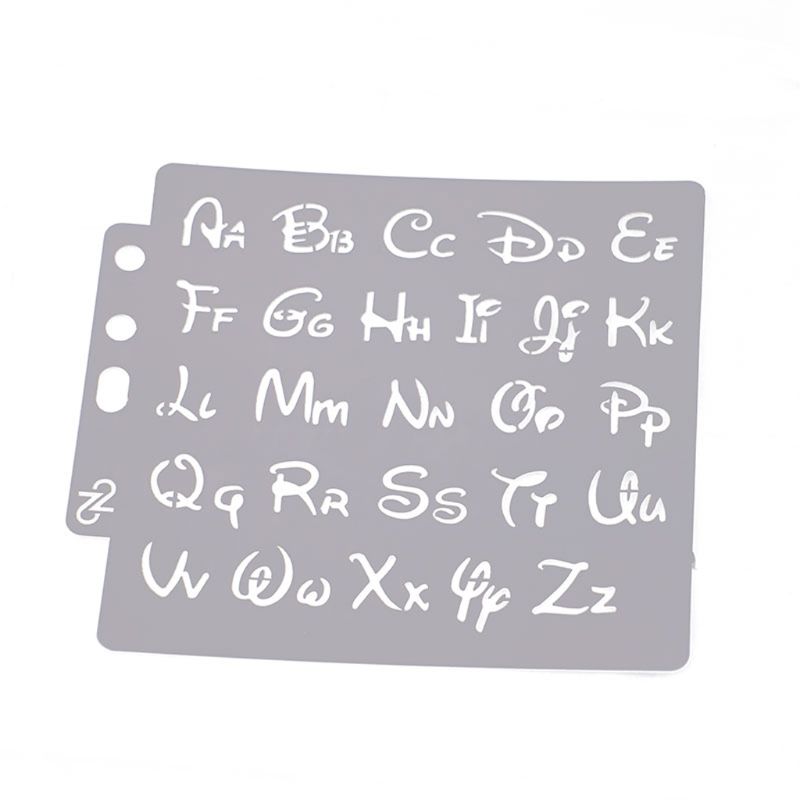 Alphabet Painting Stencil Letter Stencils Template DIY Card Making Accessory
