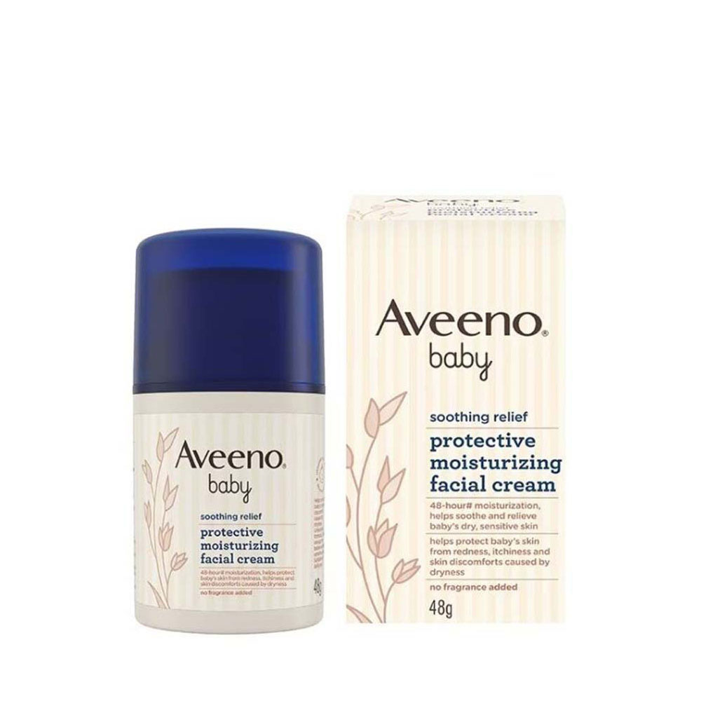 AVEENO BABY SOOTHING RELIEF PROTECTIVE MOISTURISING FACIAL CREAM 48G