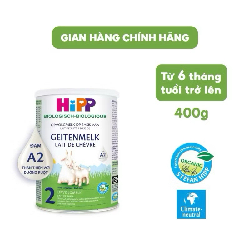 { Date Xa } Sữa HiPP dê organic A2 400gr - 2
