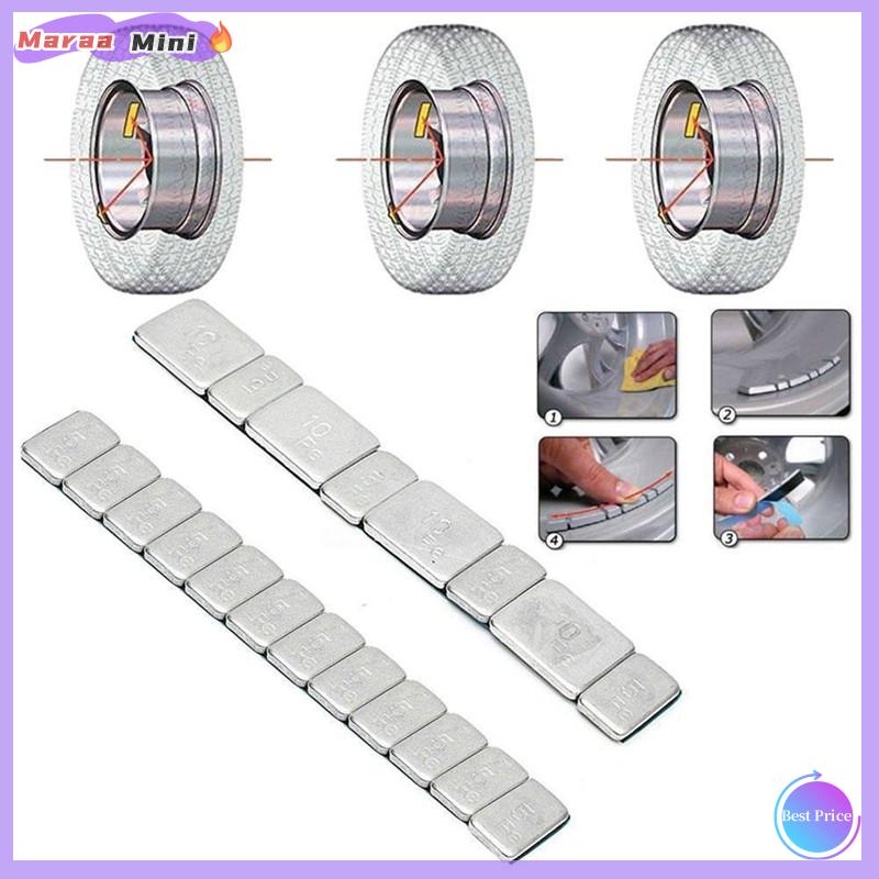 Maraa 60g Adhesive Tire Wheel Balancing Weights Stick For Motorcycle Auto Cars