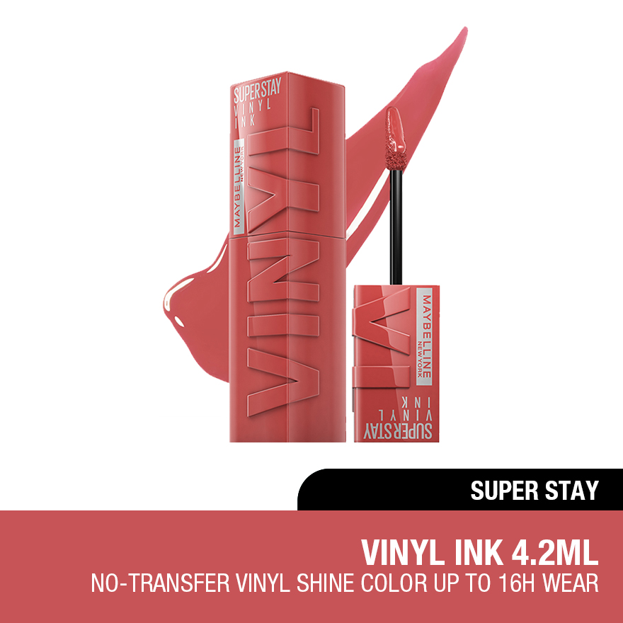 Buy MAYBELLINE NEW YORK, Maybelline New York Super Stay Vinyl Ink 4.2ml  .#130 Extra with Special Promotions
