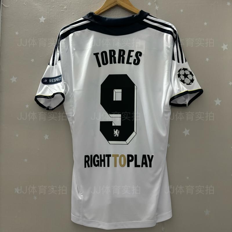imported New product 11-12 Chelsea Away Retro Short Sleeve Shirt 9 Torres Shirt Lampard Authentic