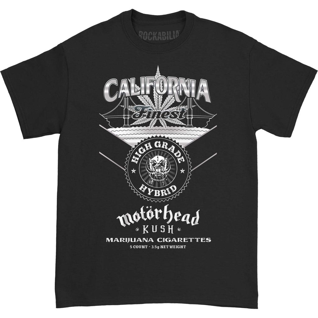 Motorhead ban nhạc T-Shirt California tốt nhất kush T-shirt-Áo thun người lớn-Áo phông nam