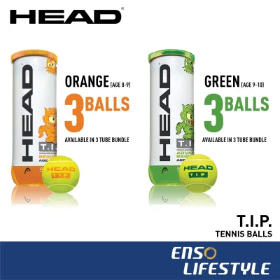 HEAD Tennis Ball TIP Junior Balls [Enso Lifestyle]