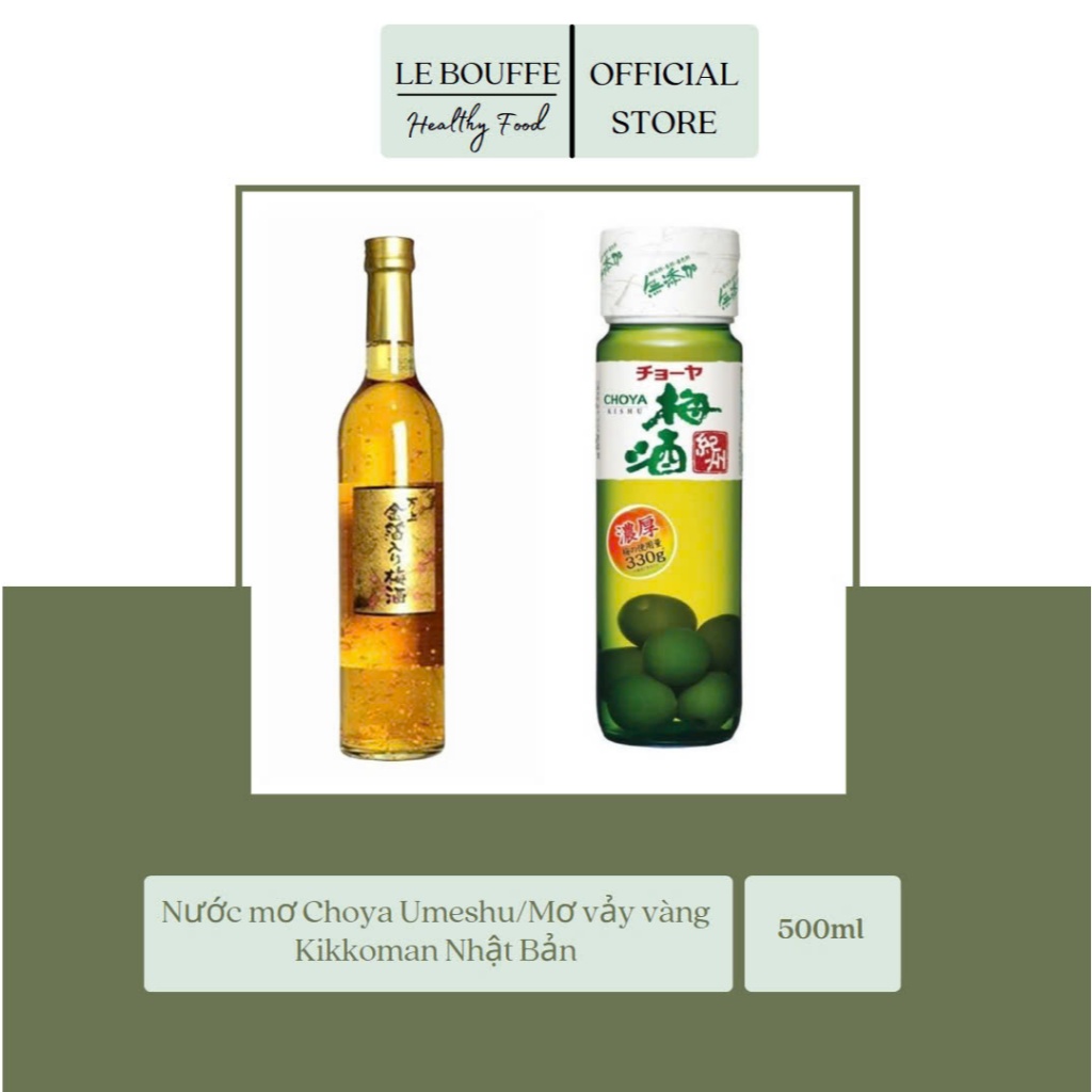 Nước mơ Choya Umeshu/Mơ vảy vàng Kikkoman Nhật Bản