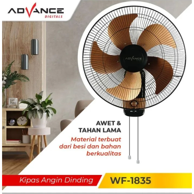 ADVANCE: WF-1835 Wall Fan 18 INCH Harga 199,800 rupiah*Gratis Ongkir
