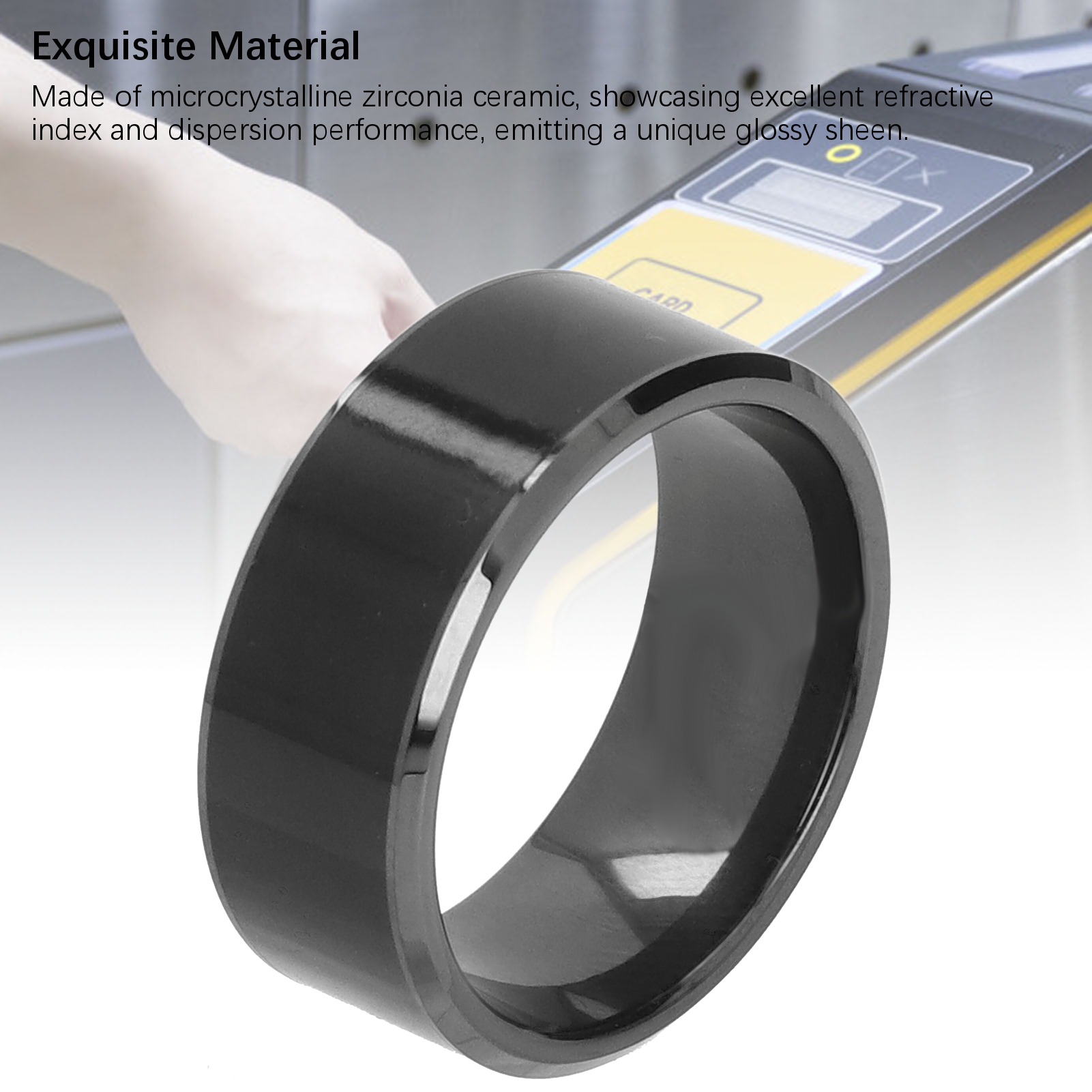 Vòng NFC gốm Thông Minh Đeo thông minh nhiều chức năng NFC để kiểm soát truy cập thang máy hệ thống tham dự thẻ bài chơi game viết liên kết viết thẻ kinh doanh viết