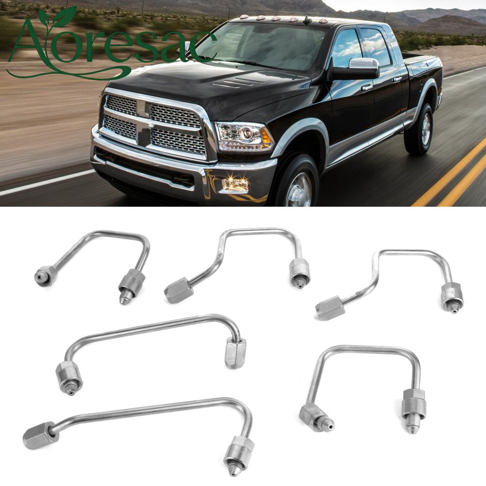 Aoresac ชุดสายน้ำมันเชื้อเพลิงหัวฉีดสมบูรณ์ 4935976 4935982 Fit สำหรับ Dodge Cummins ดีเซล 07-18 6.7L ราคา 2,553 บาท*ส่งฟรี