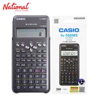 Casio Scientific Calculator FX100MS Black 300 Functions Battery Operated 2 Line Display 2nd edition
