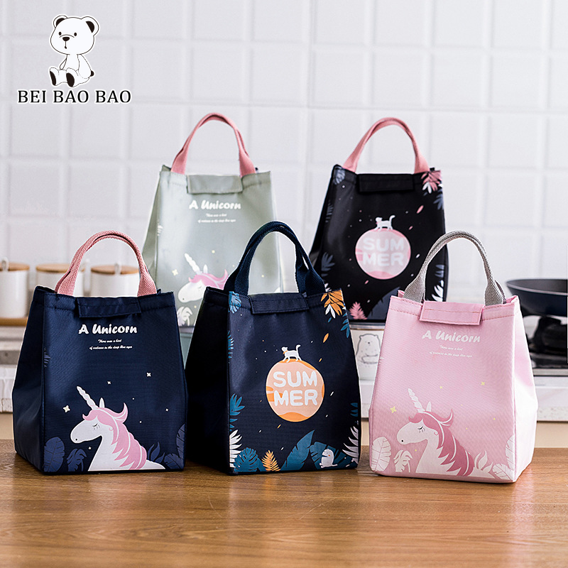 Bei bao bao dày cách nhiệt xách tay Túi Đựng Đồ Ăn Trưa xách tay nhân viên văn phòng với dung tích l