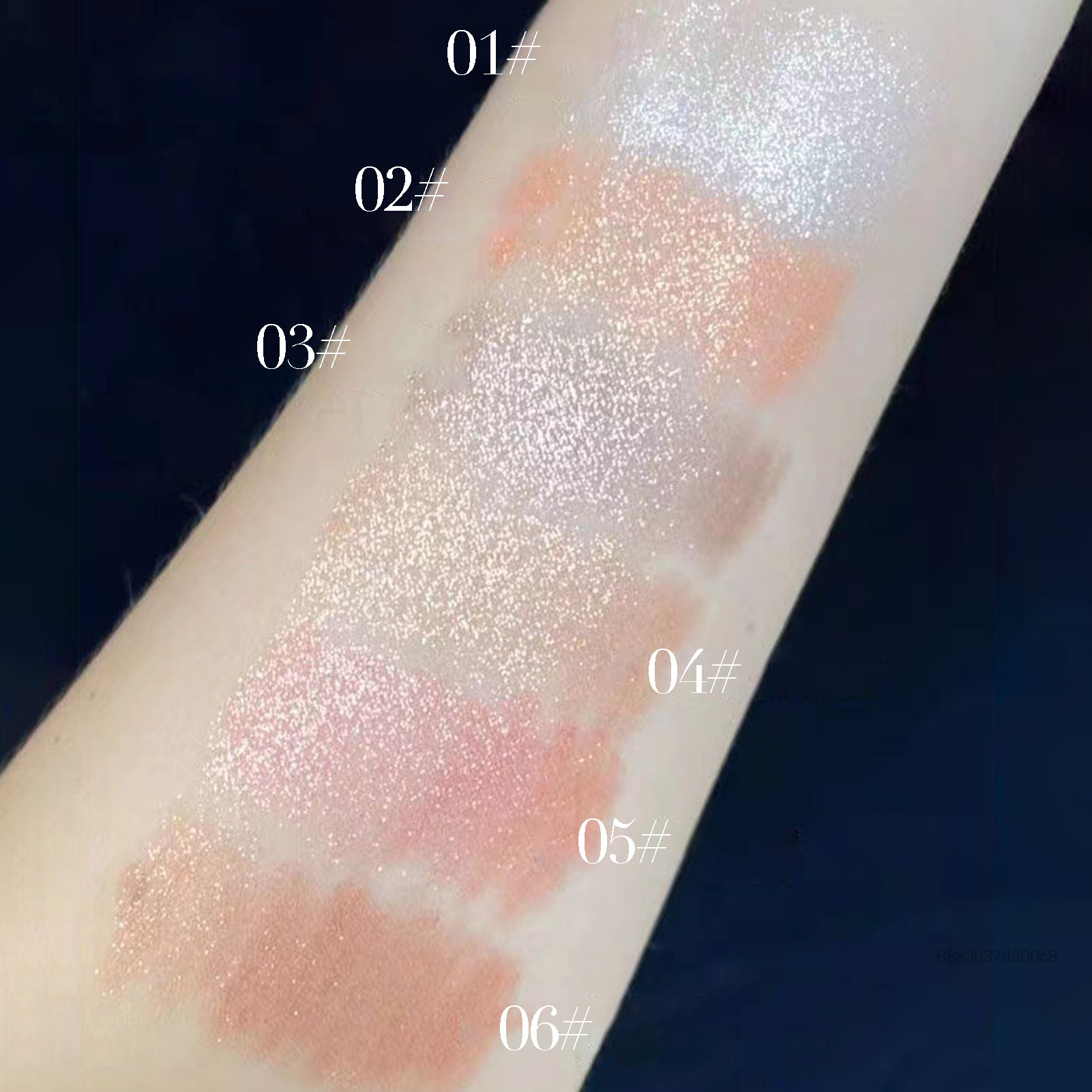Đôi đầu Eyeshadow Highlighter Pen Silkworm Pen Durable Non-Blossom Eyeshadow Bút chống thấm nước AJ-VN