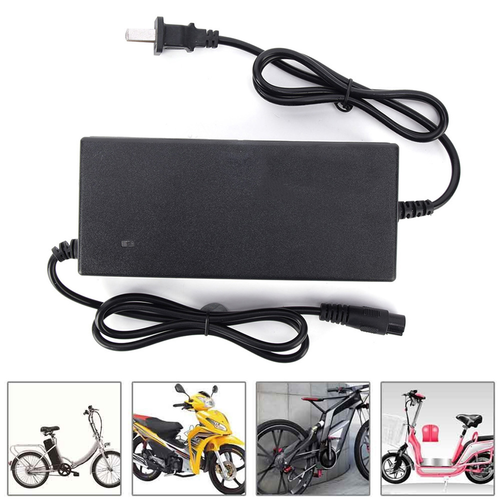 Bộ sạc xe điện Bộ sạc xe đạp điện 100-240V của Mỹ dành cho xe đạp điện Xe đạp điện Xe đạp điện