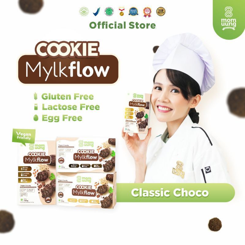 Pelancar Asi | Cookies Pelancar Asi | Mom Uung Cookie Mylk Flow Vegan Friendly