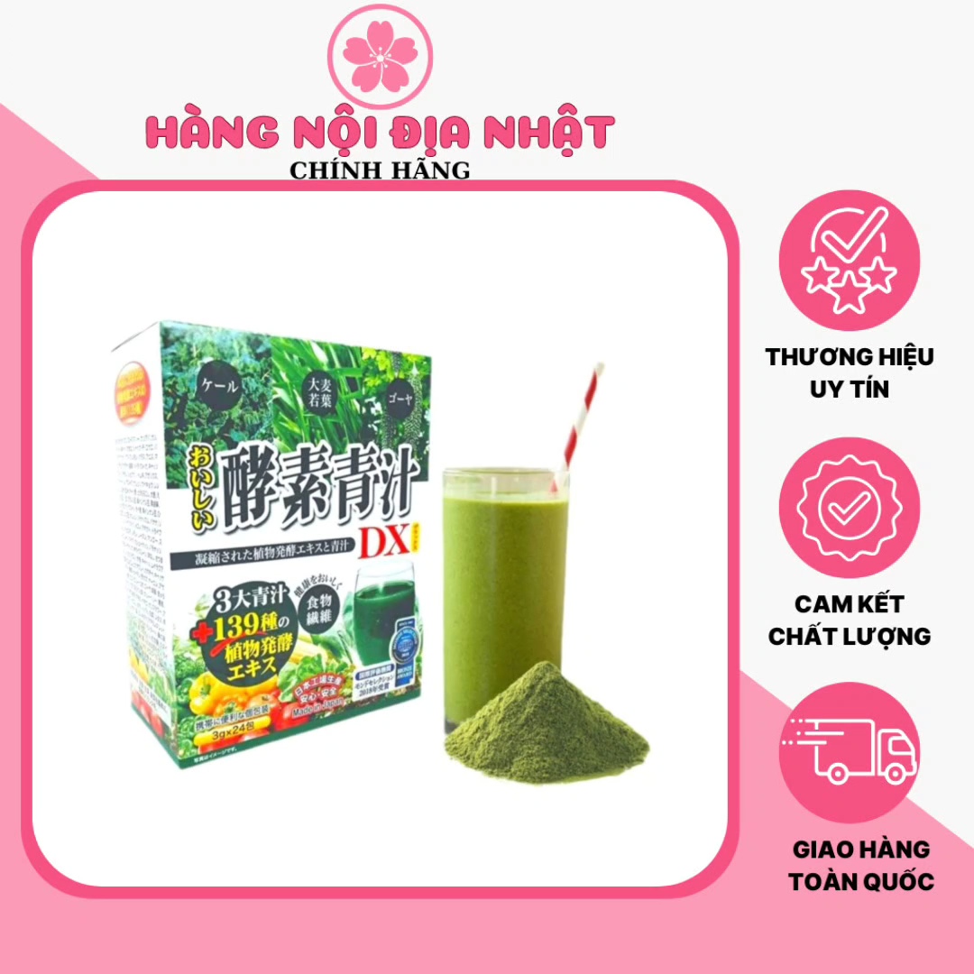 Bột rau xanh củ quả của Nhật chứa 139 loại rau củ nguyên chất